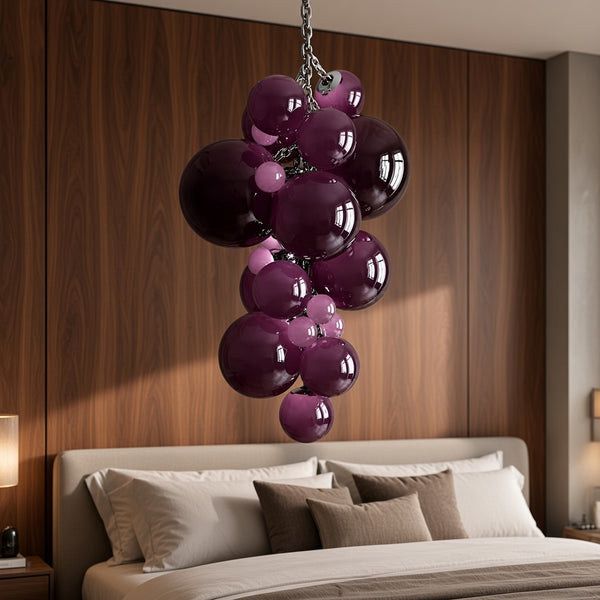 Colorful Glass Bubble Cloud Chandelier