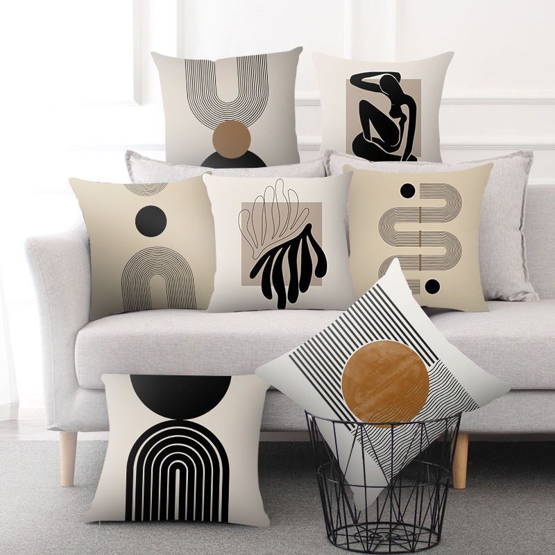 'Livia' Creative Abstract Pattern Cushion Cover