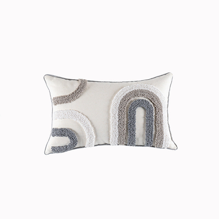 'Flavia' Decorative Pillowcase – Embroidered Cushion Cover