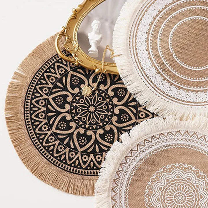 Arvi Embroidered Table Mat – Thermal Insulation Placemat