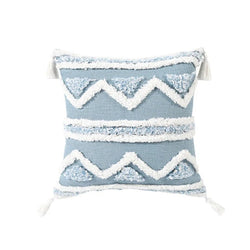 'Bliss' Cotton Pillowcase – Decorative Tufted Cushion Cover