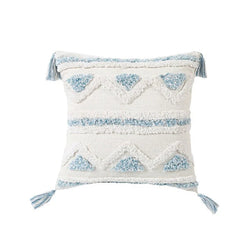 'Bliss' Cotton Pillowcase – Decorative Tufted Cushion Cover