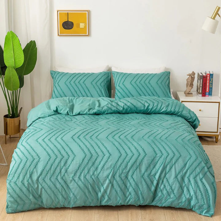 Chevron Jacquard Bedding Set
