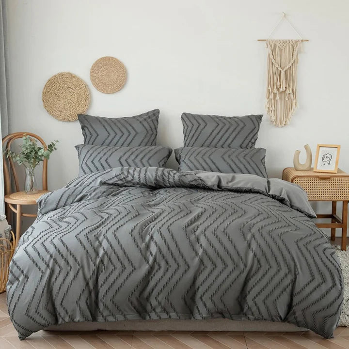 Chevron Jacquard Bedding Set