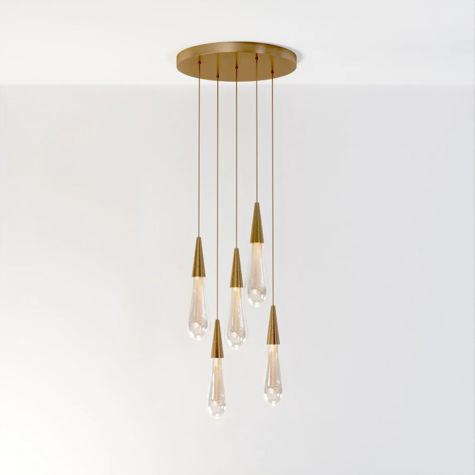 Golden Glow Pendant Light