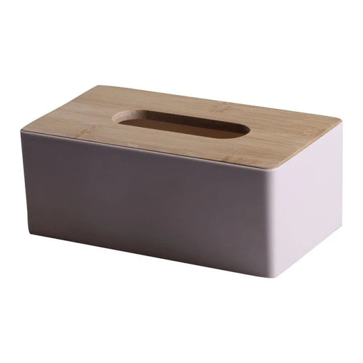 Wooden Toilet Paper Box