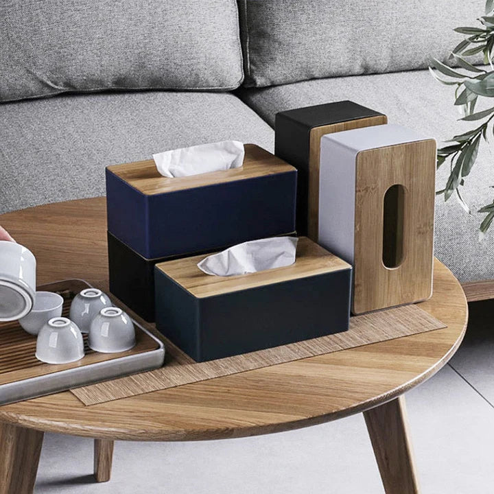 Wooden Toilet Paper Box
