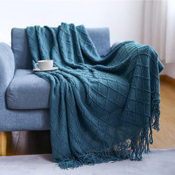 Cozy Chunky Knit Blanket