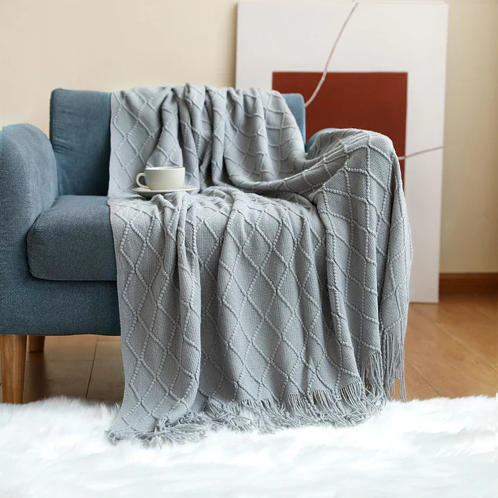 Cozy Chunky Knit Blanket