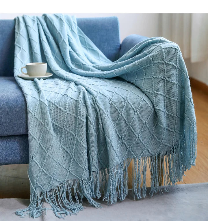 Cozy Chunky Knit Blanket