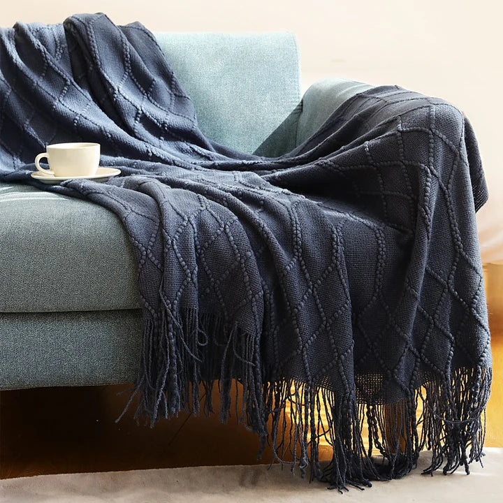 Cozy Chunky Knit Blanket