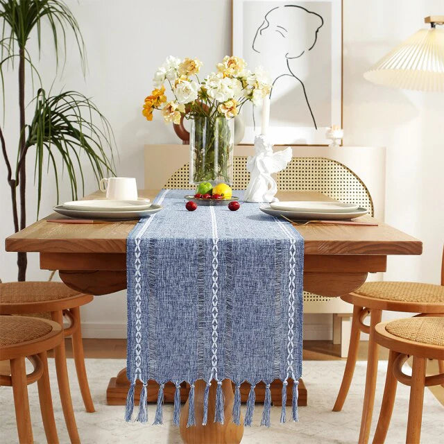 Inara Hand-woven Cotton Table Runner