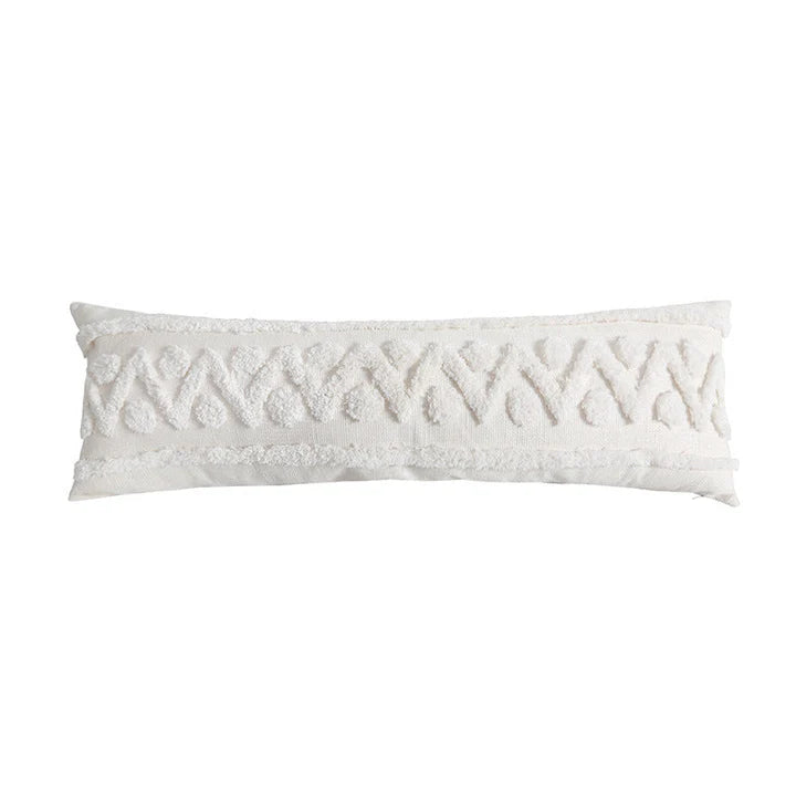 'Bliss' Cotton Pillowcase – Decorative Tufted Cushion Cover