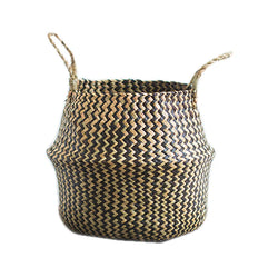 Straw Woven Belly Basket