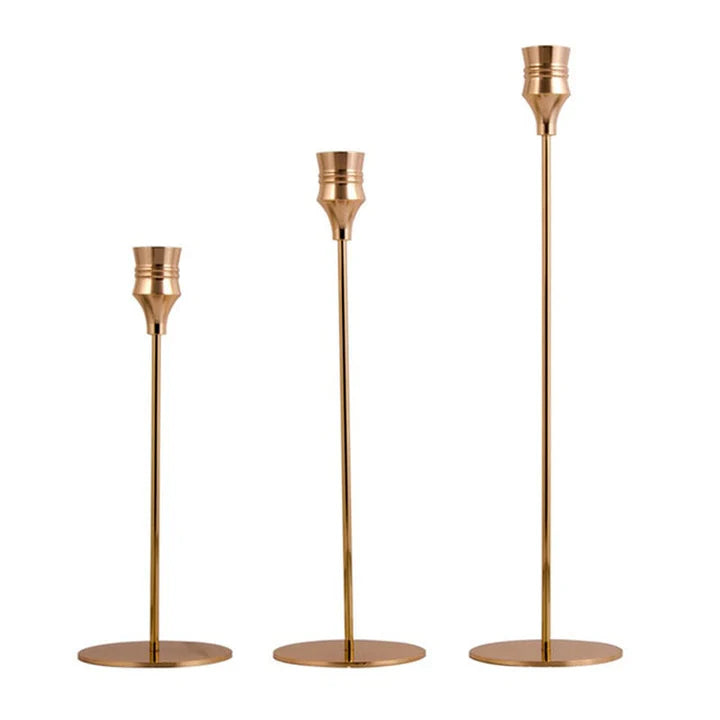 Metal Skinny Tapered Candle Stand