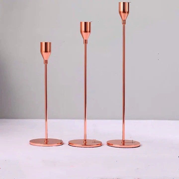 Metal Skinny Tapered Candle Stand