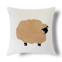 Nordic Simple Throw Pillow Cover Embroidered Plush