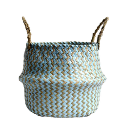 Straw Woven Belly Basket