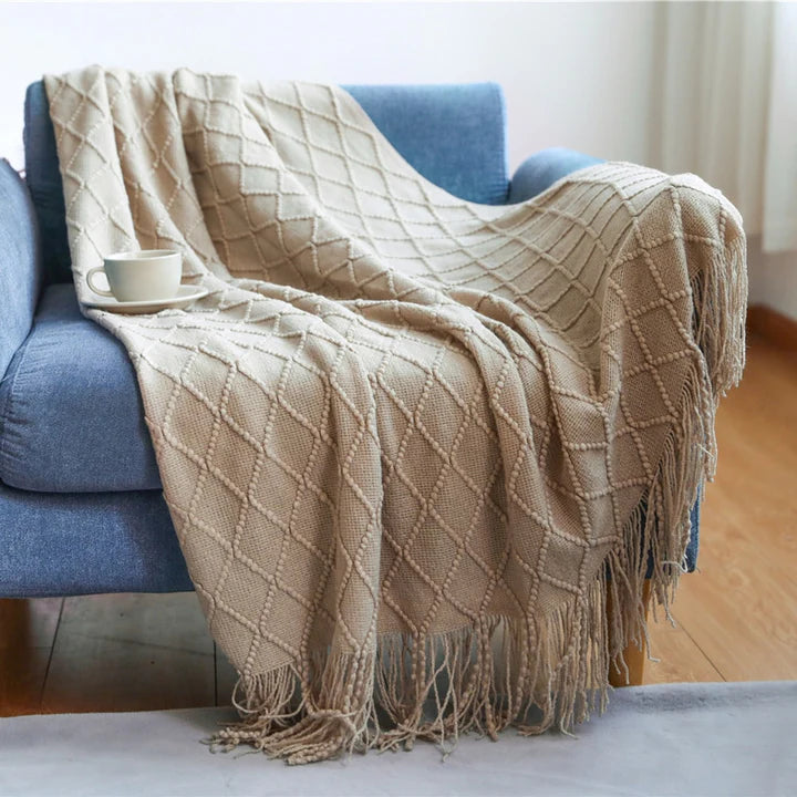 Cozy Chunky Knit Blanket