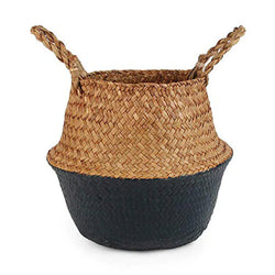 Straw Woven Belly Basket