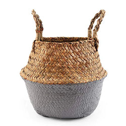 Straw Woven Belly Basket