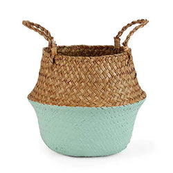 Straw Woven Belly Basket