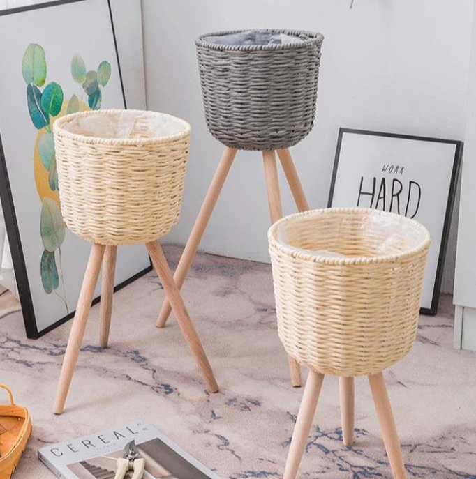 Chic Flowerpot Basket