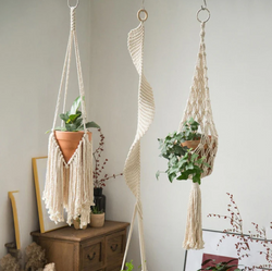 Macrame Hanging Planter – Elegant Crochet Plant Hanger