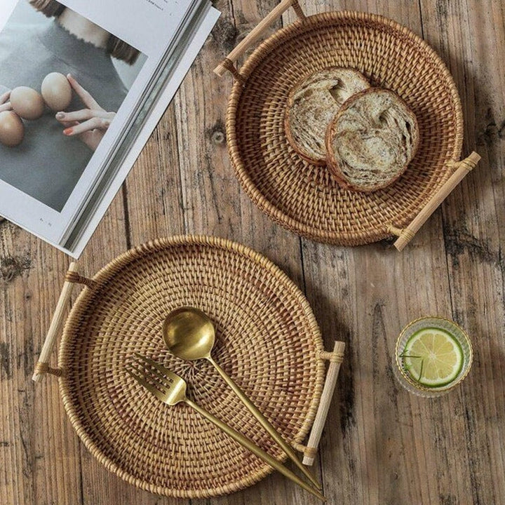 Rattan Serving Tray