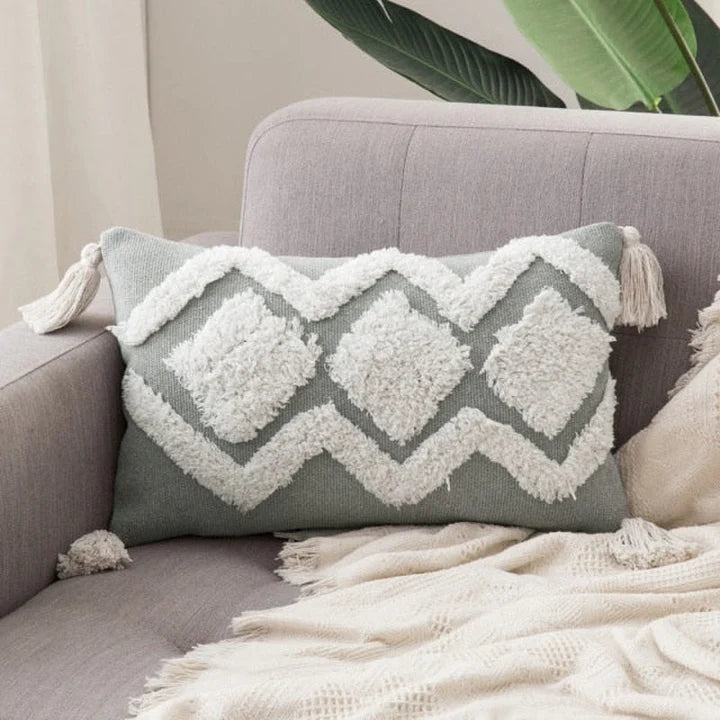 Nordic Cushion Cover – Decorative Tassel Pillow Cover