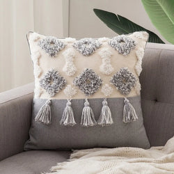 Nordic Cushion Cover – Decorative Tassel Pillow Cover