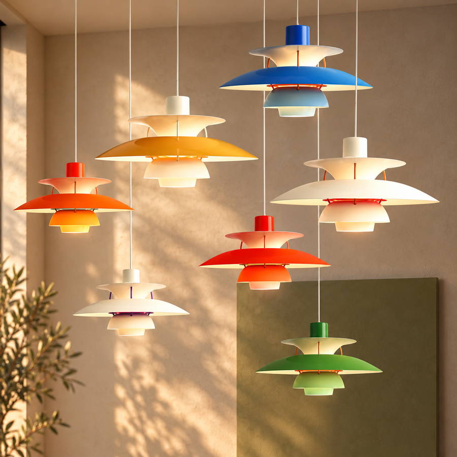 Nordic Danish Layered Pendant Light