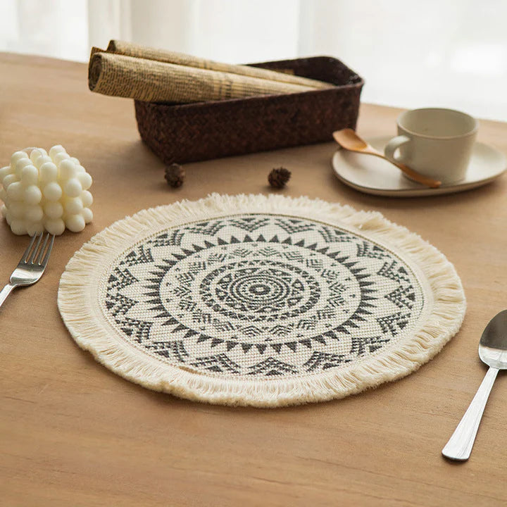 Zhara Nordic Round Placemat