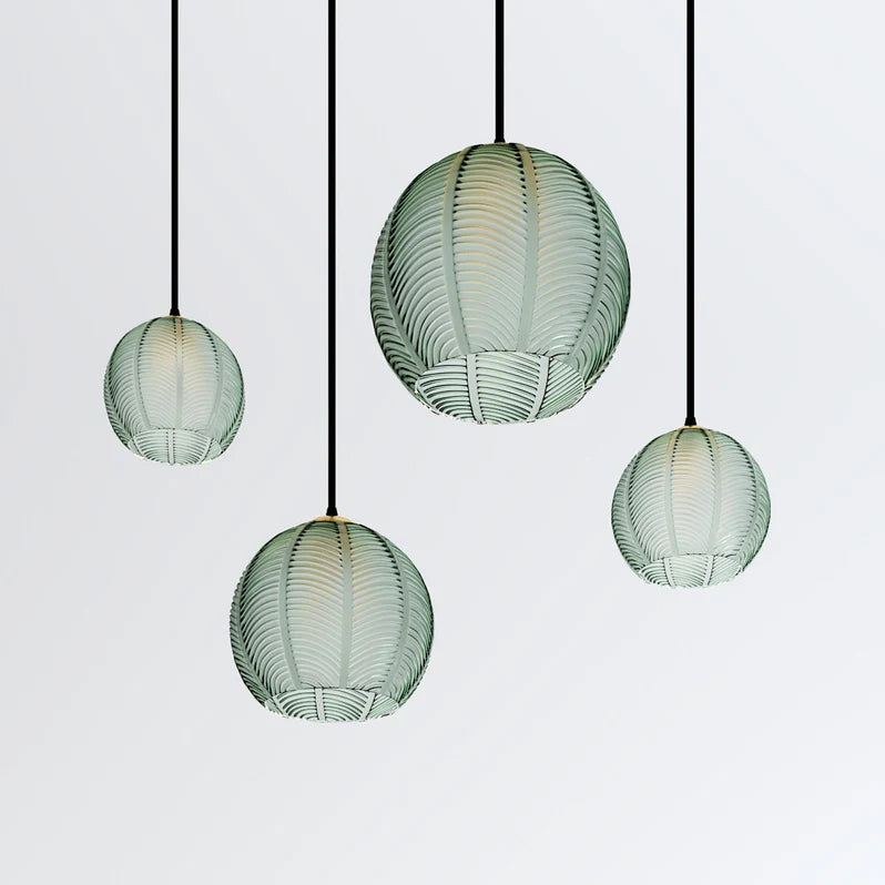 Leaf Pattern Glow Pendant Light