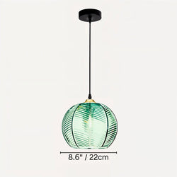 Leaf Pattern Glow Pendant Light