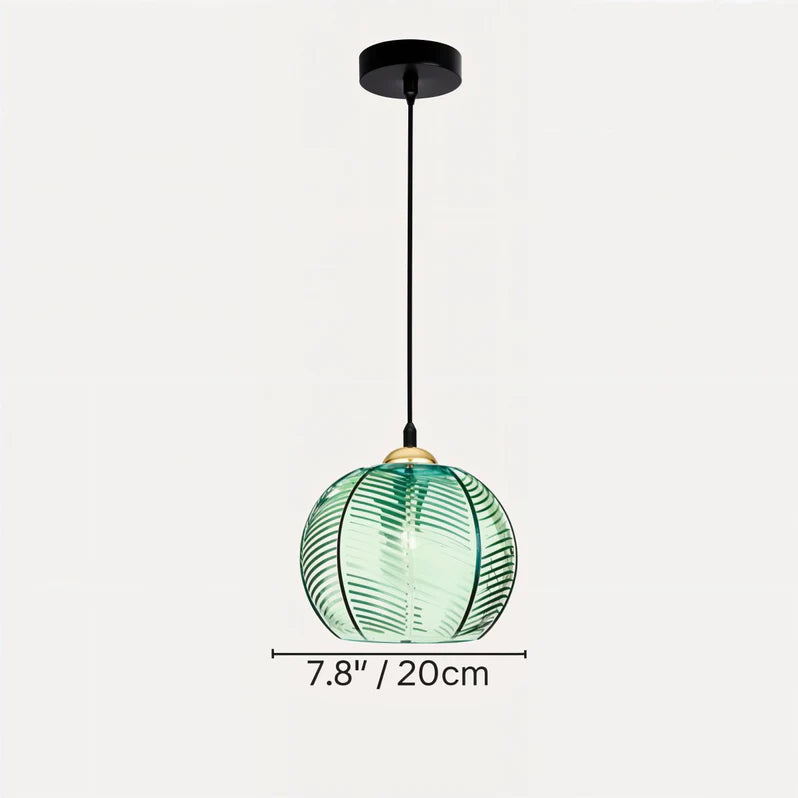 Leaf Pattern Glow Pendant Light