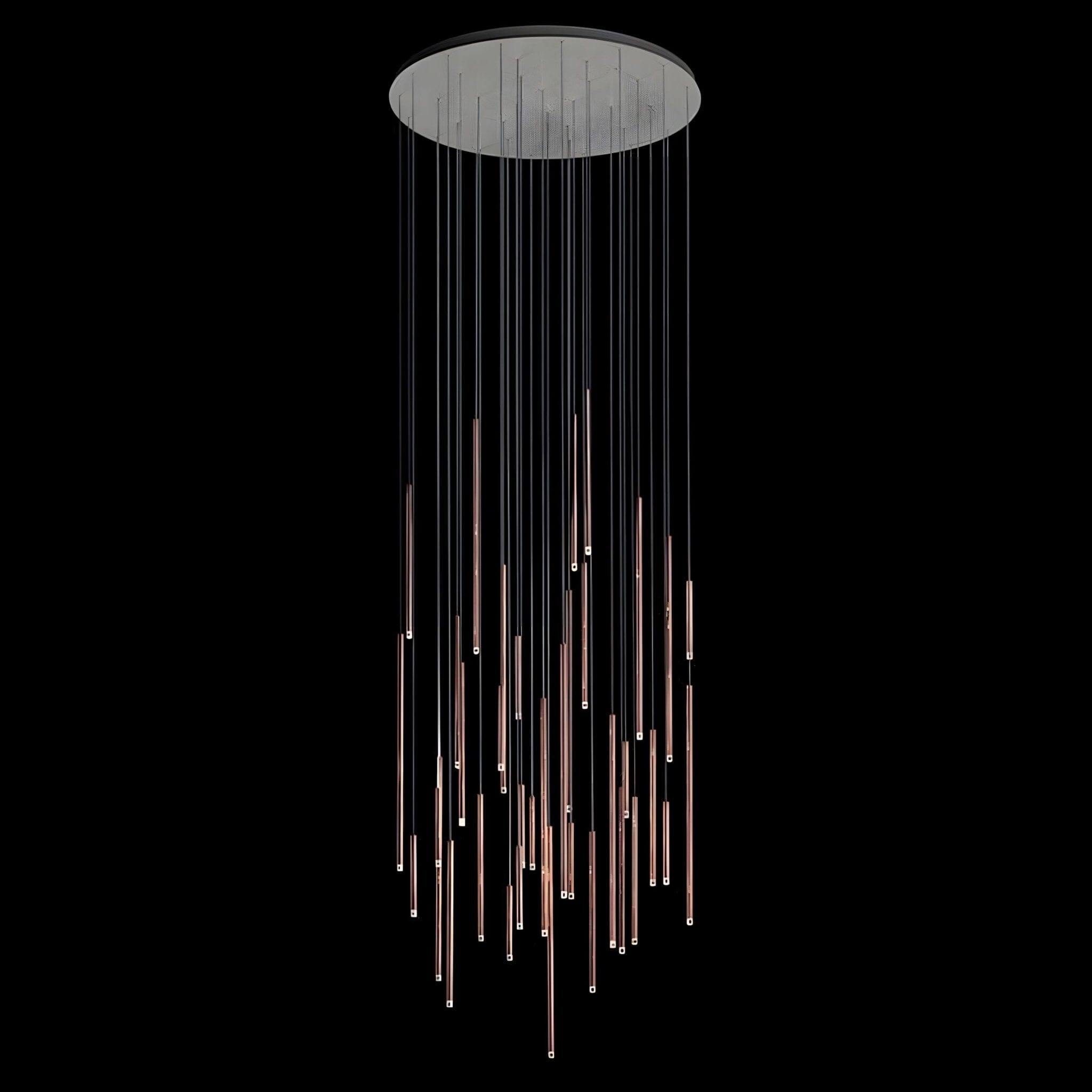 Acrylic Tube LED Cascade Chandelier