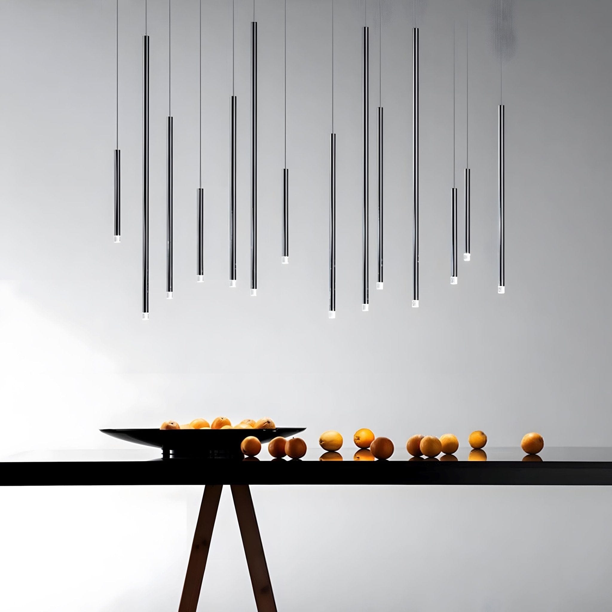 Acrylic Tube LED Cascade Chandelier