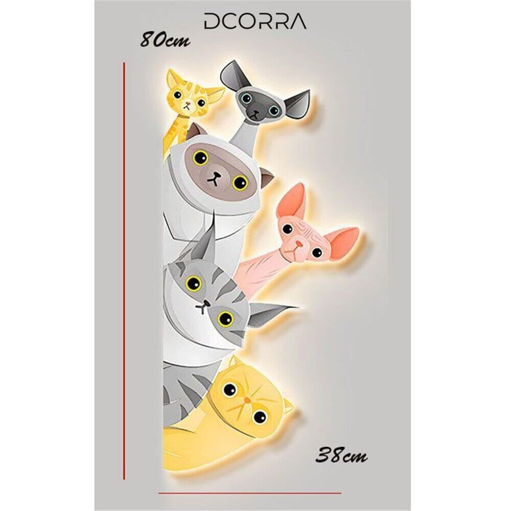 Animal Mural LED Wall Lamp for Kids Room - view 4