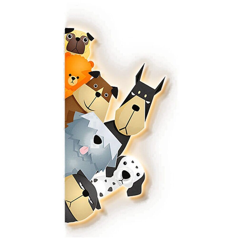 Animal Mural LED Wall Lamp for Kids Room - view 6