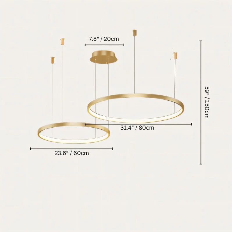 Sophisticated Circular Ceiling Light