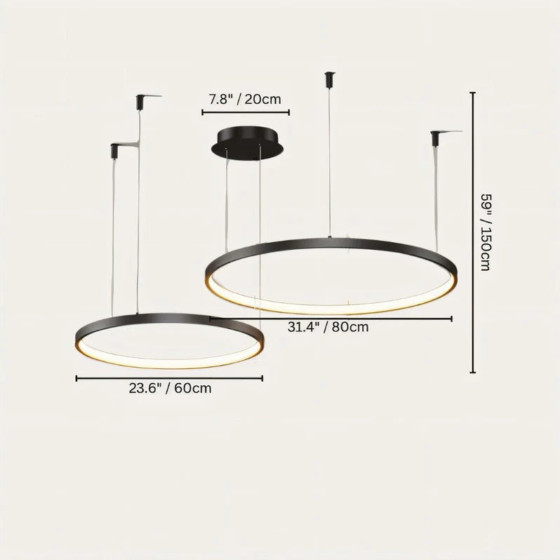 Sophisticated Circular Ceiling Light