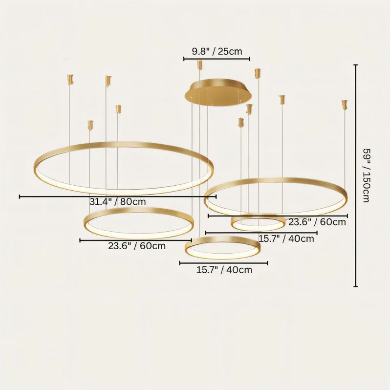 Sophisticated Circular Ceiling Light