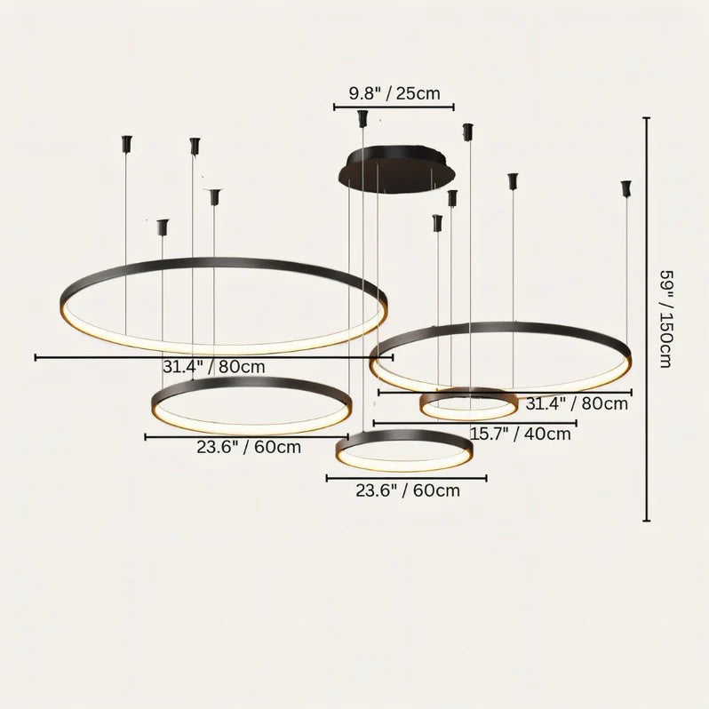 Sophisticated Circular Ceiling Light