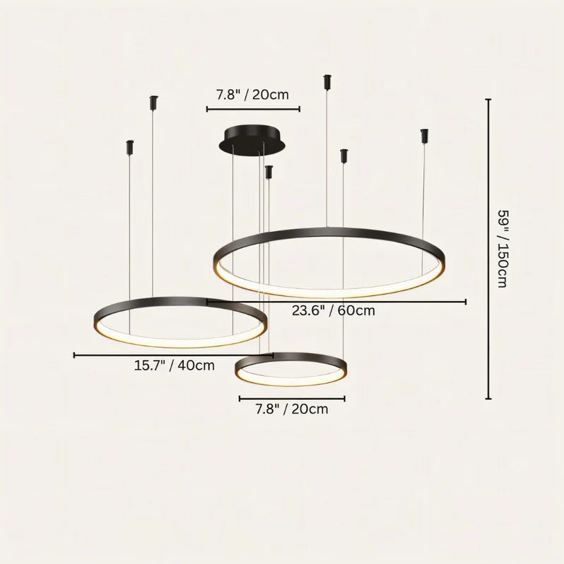 Sophisticated Circular Ceiling Light