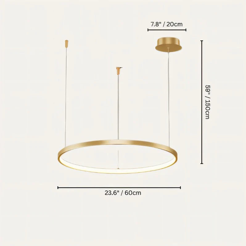 Sophisticated Circular Ceiling Light