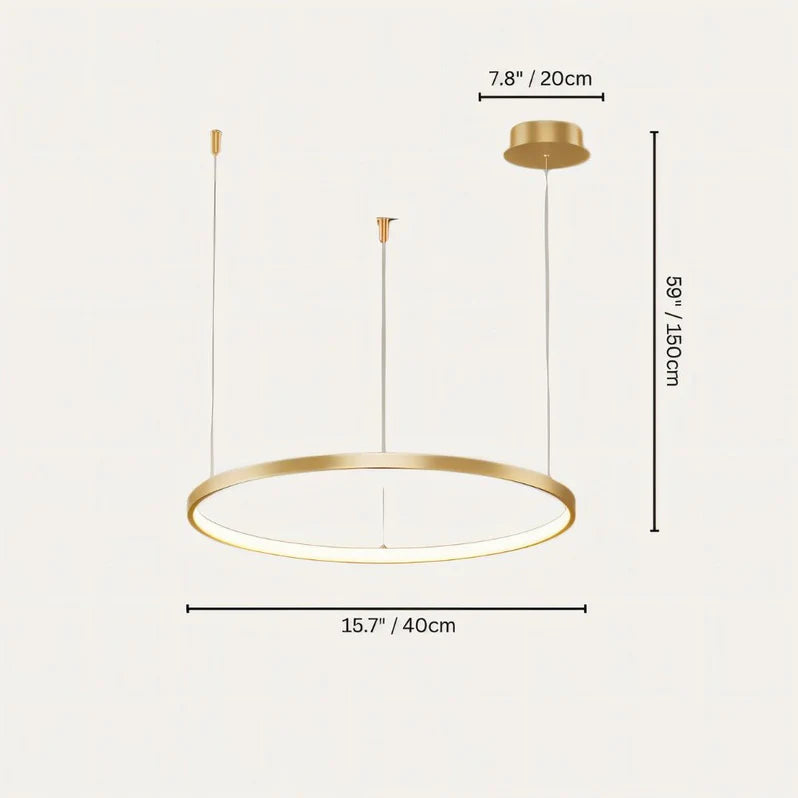 Sophisticated Circular Ceiling Light