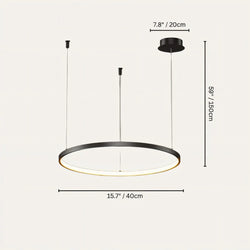 Sophisticated Circular Ceiling Light