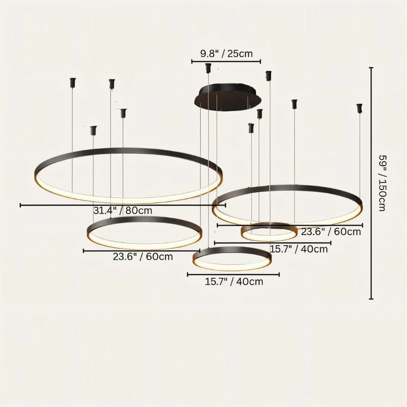 Sophisticated Circular Ceiling Light