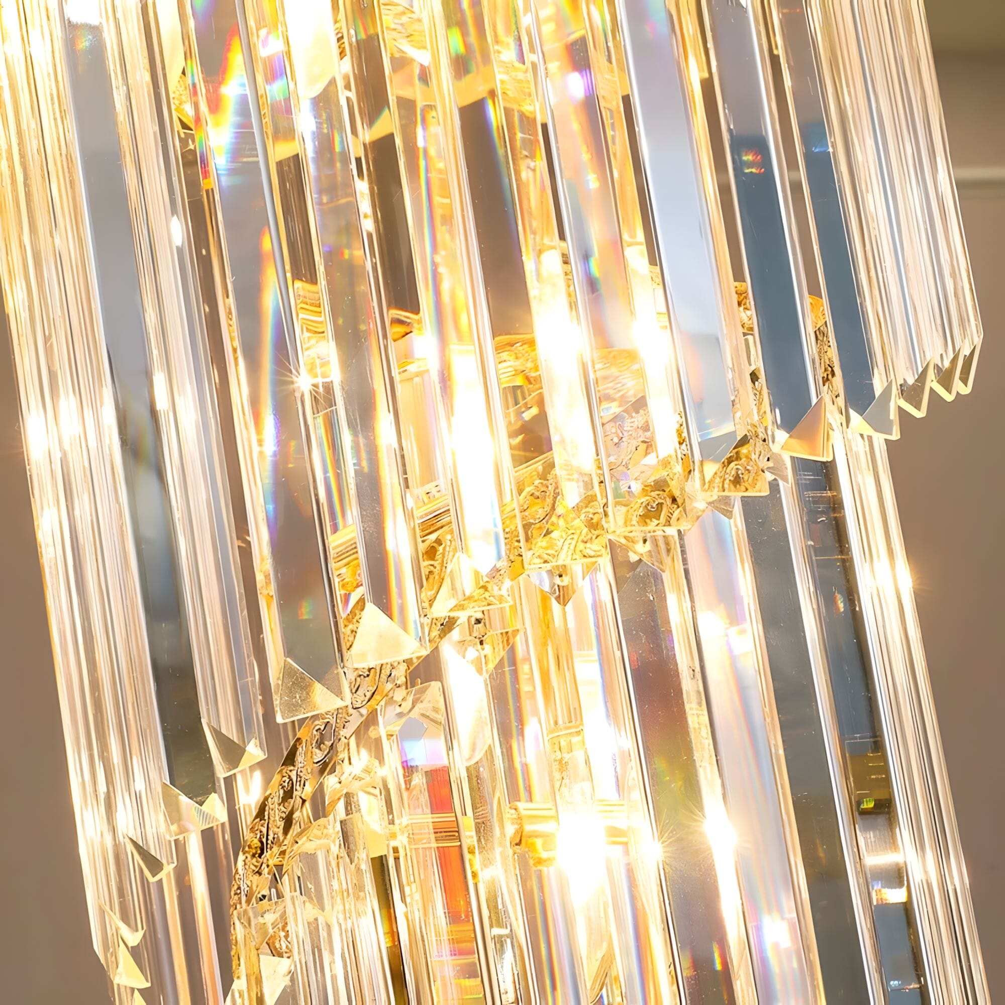 Black Onyx and Crystal Cone Chandelier - view 7